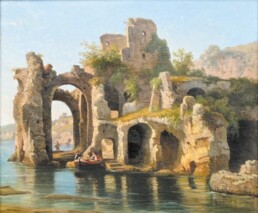 Franz Knebel, «Casa degli spiriti a Marechiaro», 1850 ca, collezione privata